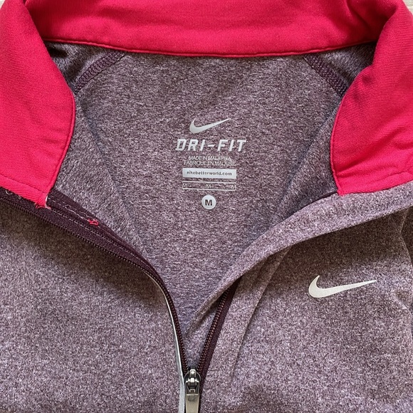 Nike Dri-Fit 1/4 Zip Long Sleeve Pullover - Picture 3 of 3